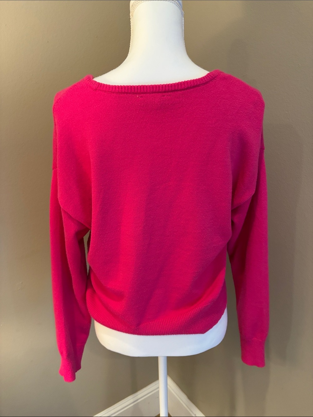 Pink bow sweater - Picture 5 of 5